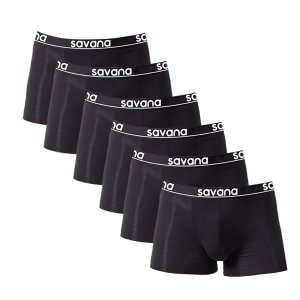 Savana Varicocele Underwear M02 Comfort Premium Boxer da uomo Micro Modal | Compressivo | Traspirante | Raffreddante | Ideale per il grado V 1+2 | Confezione da 6 pezzi