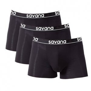 Savana Varikozele Unterwäsche M02 Comfort Premium Herren Boxershorts Micro Modal | Komprimierend | Atmungsaktiv | Kühlend | Ideal für V-Grad 1+2 | 3er-Pack